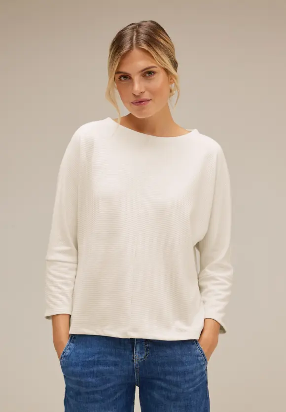 Street One Strukturshirt mit 3/4-Arm