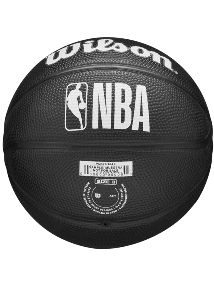 Wilson Wilson Team Tribute Brooklyn Nets Mini Ball in Schwarz günstig kaufen 3