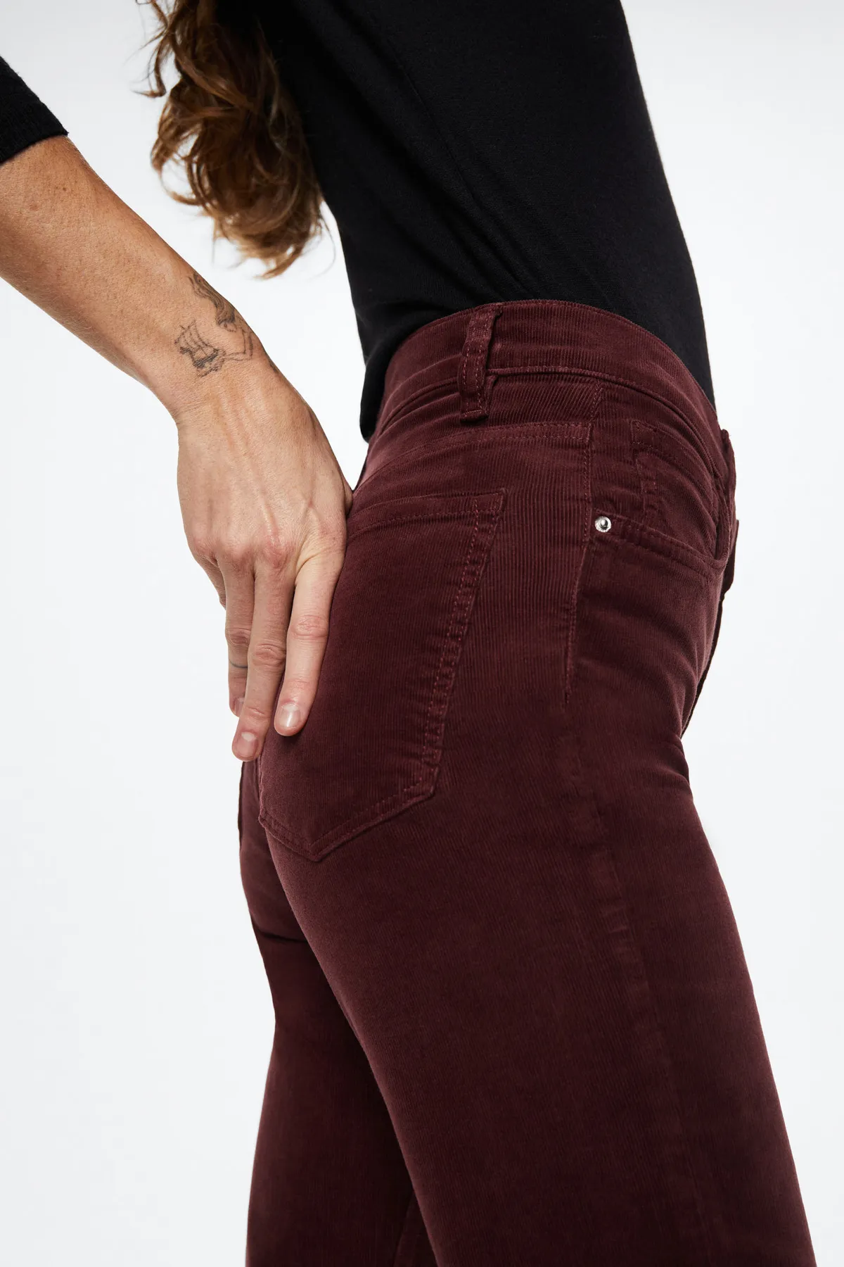 MANGO  37008254 Jeans Burgund