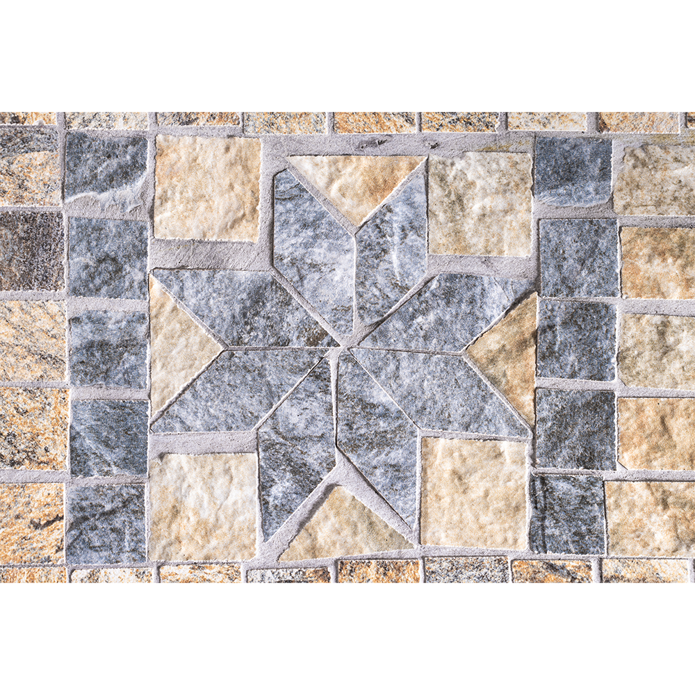 HC Garten & Freizeit Mosaik Pflanzenregal aus Metall Pflanzenständer schwarz