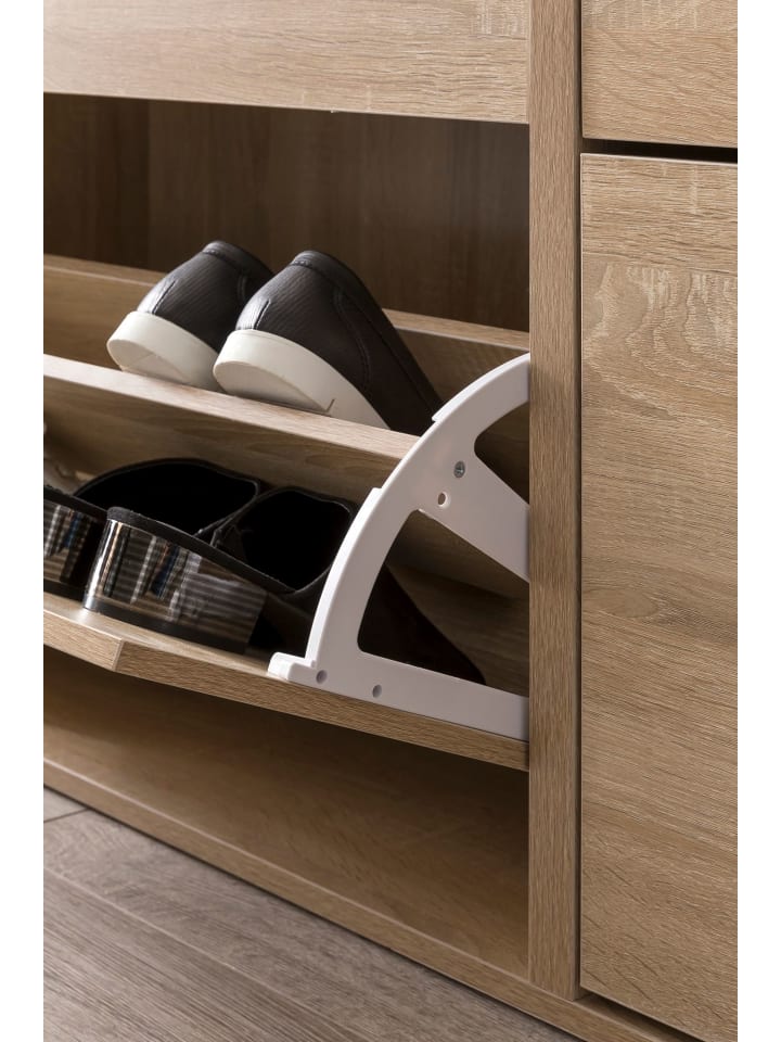 KADIMA DESIGN Schuhschrank WL5.828 Modern 120 x 81 x 24 cm Holz Schuhregal 4 in Sonoma günstig kaufen onesize