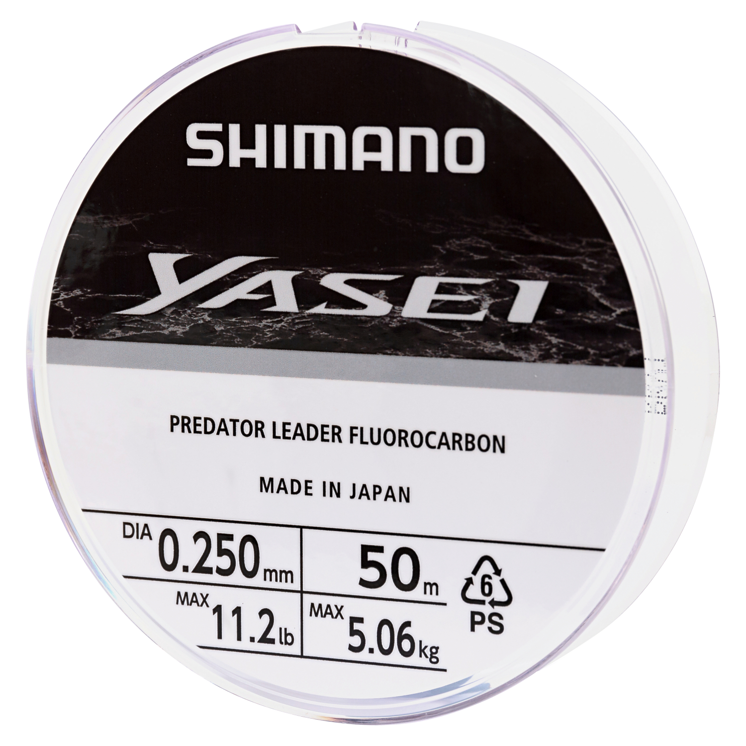 Shimano Yasei Predator Fluorocarbon Angelschnur (transparent, 50 m)
