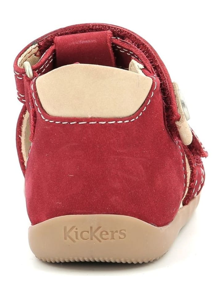 Kickers Halbschuhe in Rot/Beige günstig kaufen 24