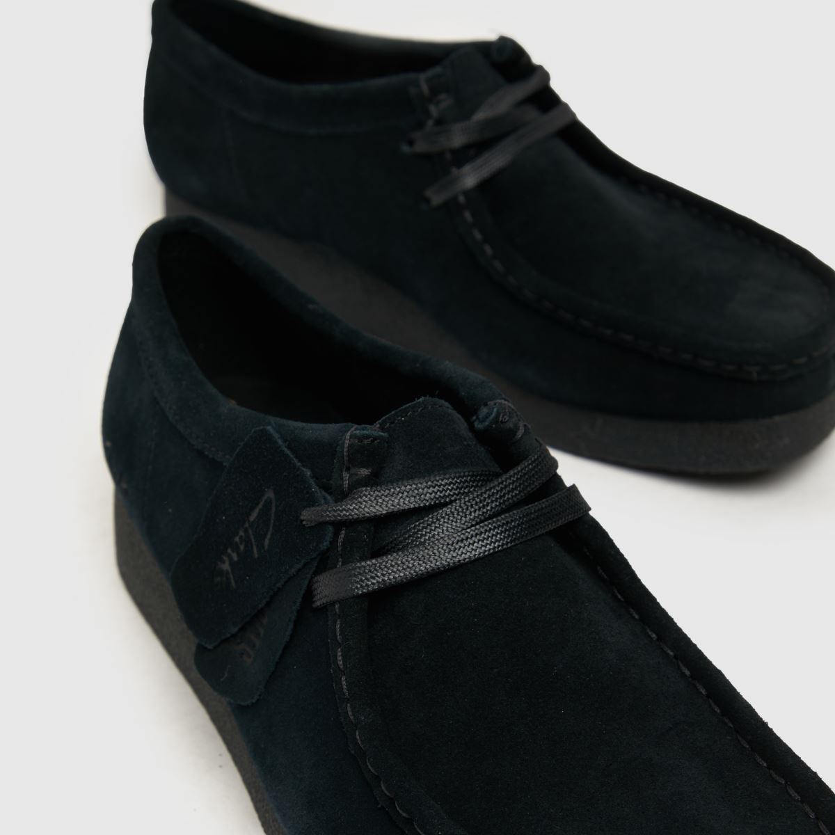 Clarks – Wallabee Evo – Svarta platta skor