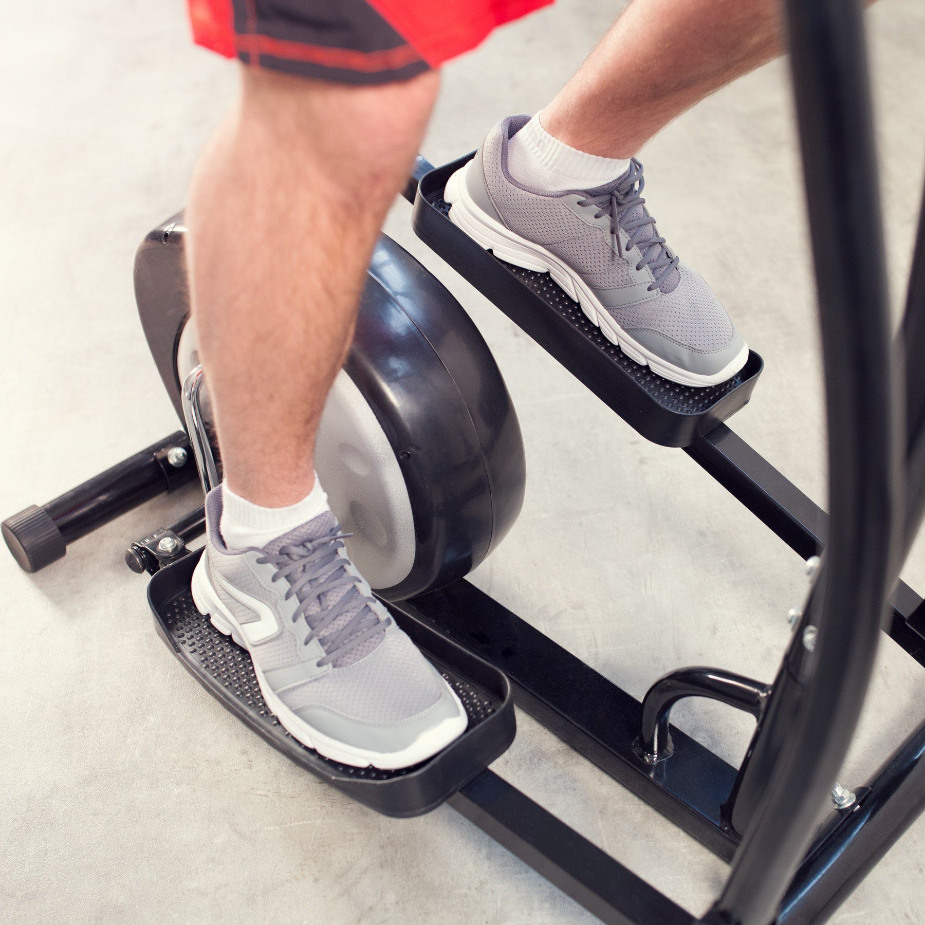 tectake Crosstrainer Crosstrainer mit Trainingscomputer mit 8, Energiesparmodus