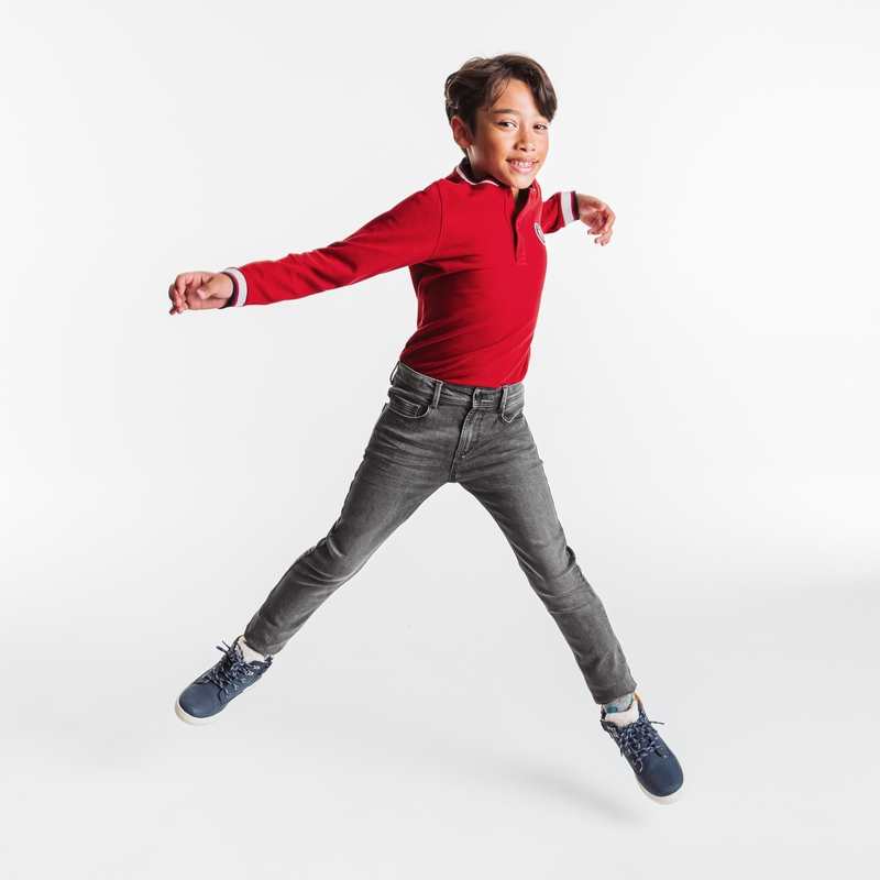 Jean slim ultra-résistant gris garçon