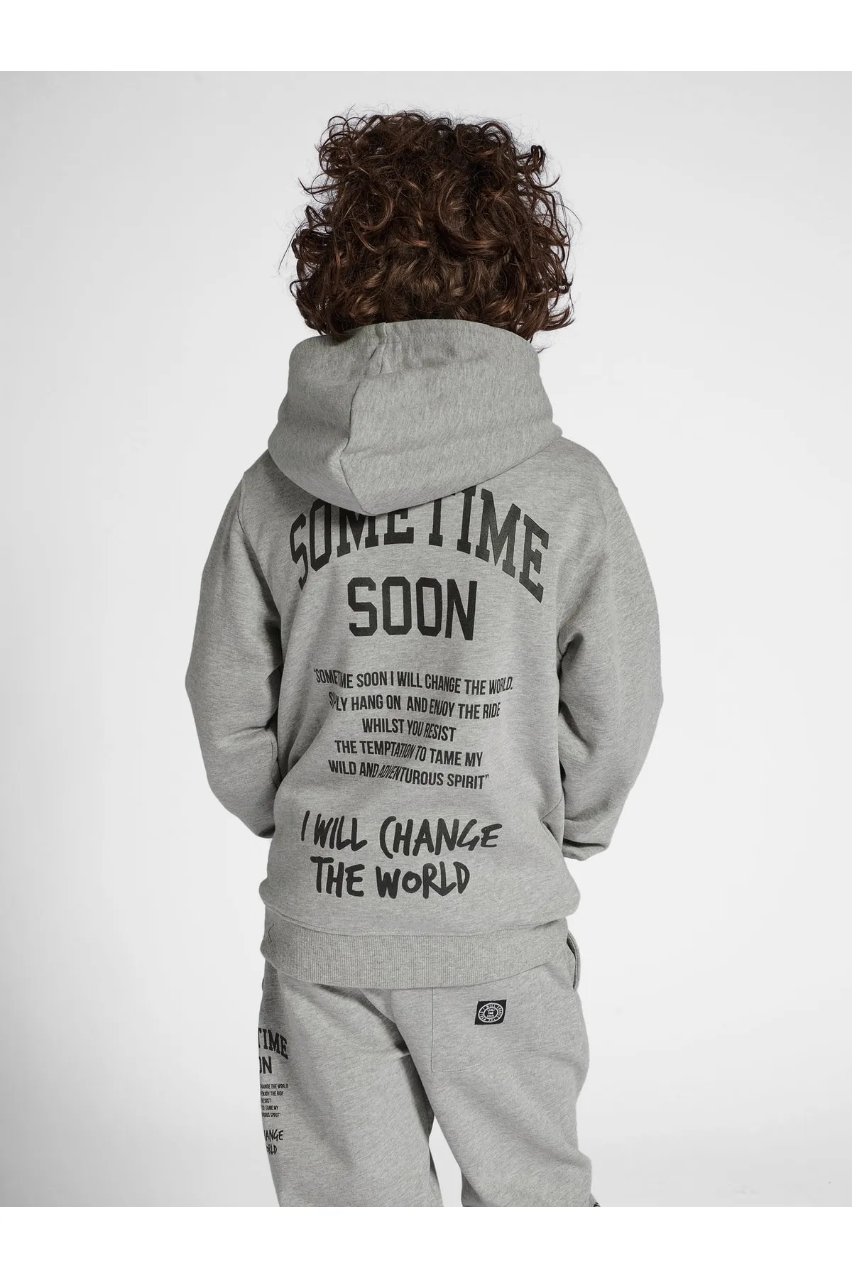 Sometime Soon  Sweatshirt - Grau - Regular Fit