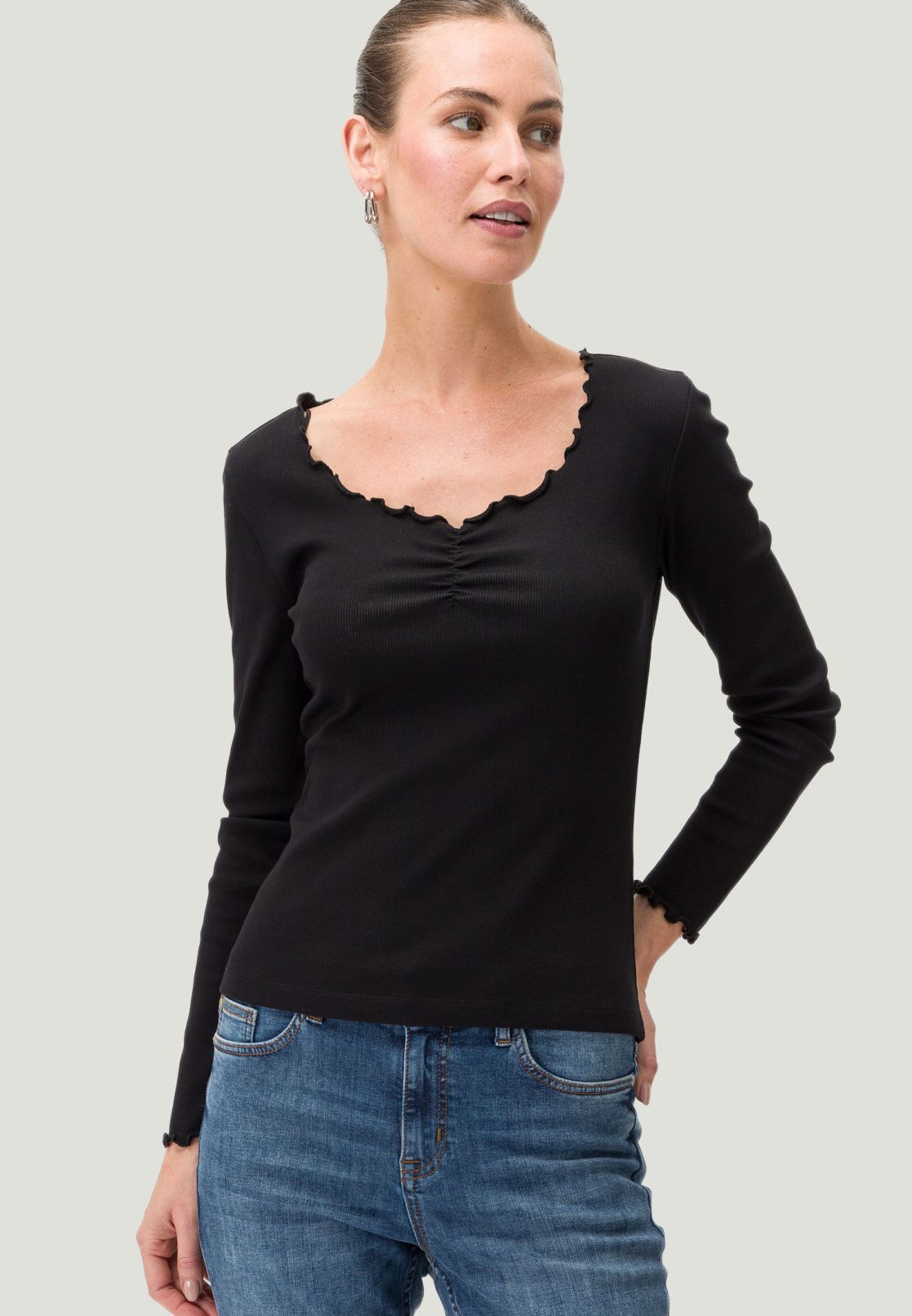 Shirt mit Knopfleiste