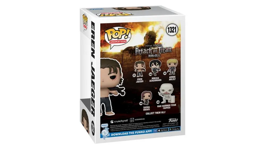Funko - POP! - Attack on Titan - Eren Jeager Vinyl