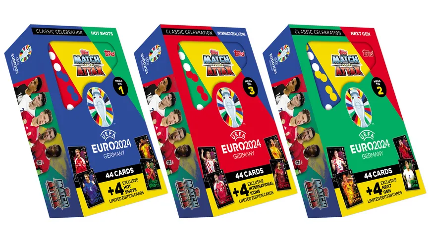 Topps - Match Attax UEFA EURO 2024 MEGA Tin Box