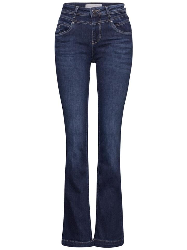 Street One Jeans in dark blue soft washed günstig kaufen
