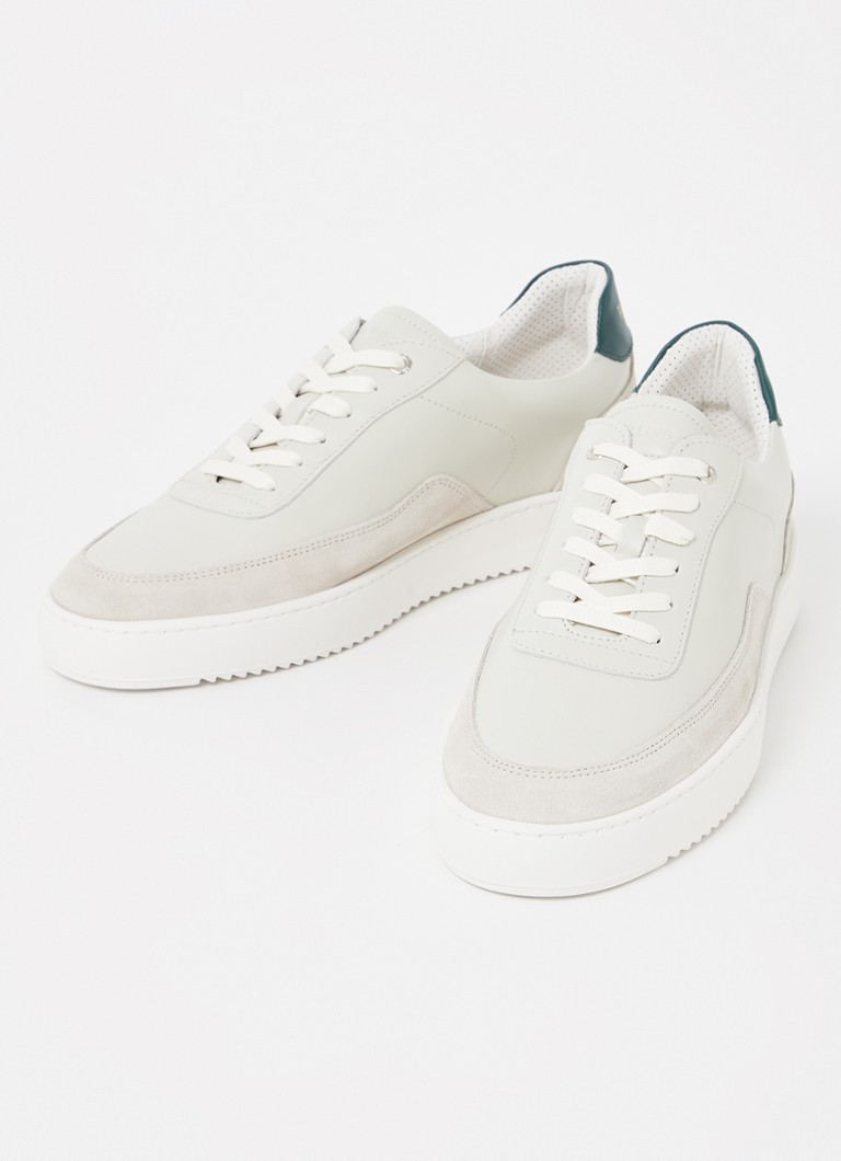 Buty sportowe Filling Pieces Mondo Squash ze skóry z detalami zamszowymi.