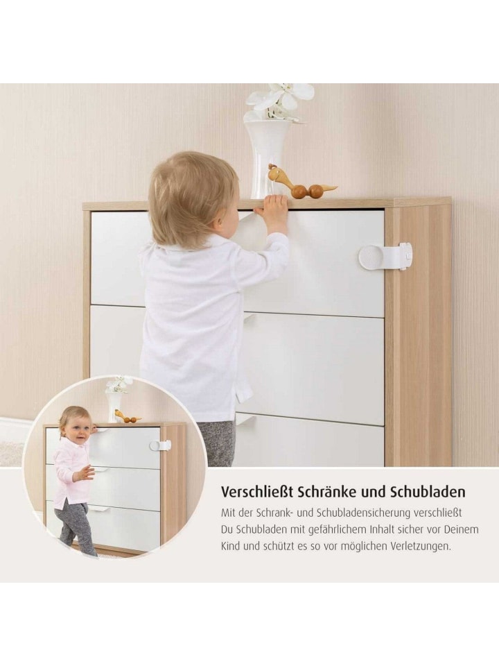 Reer Schrank- und Schubladensicherung in Weiß ab 0 Monate günstig kaufen onesize
