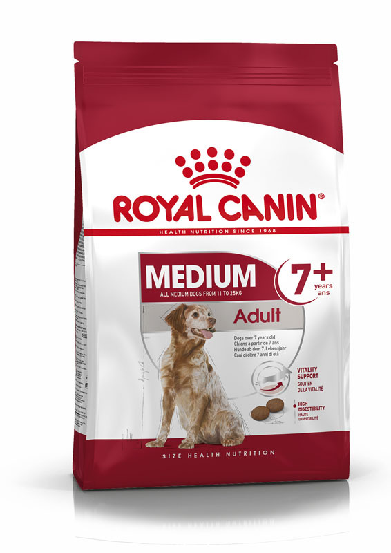 ROYAL CANIN Hundetrockenfutter ROYAL CANIN Medium Adult 7+ 4 kg