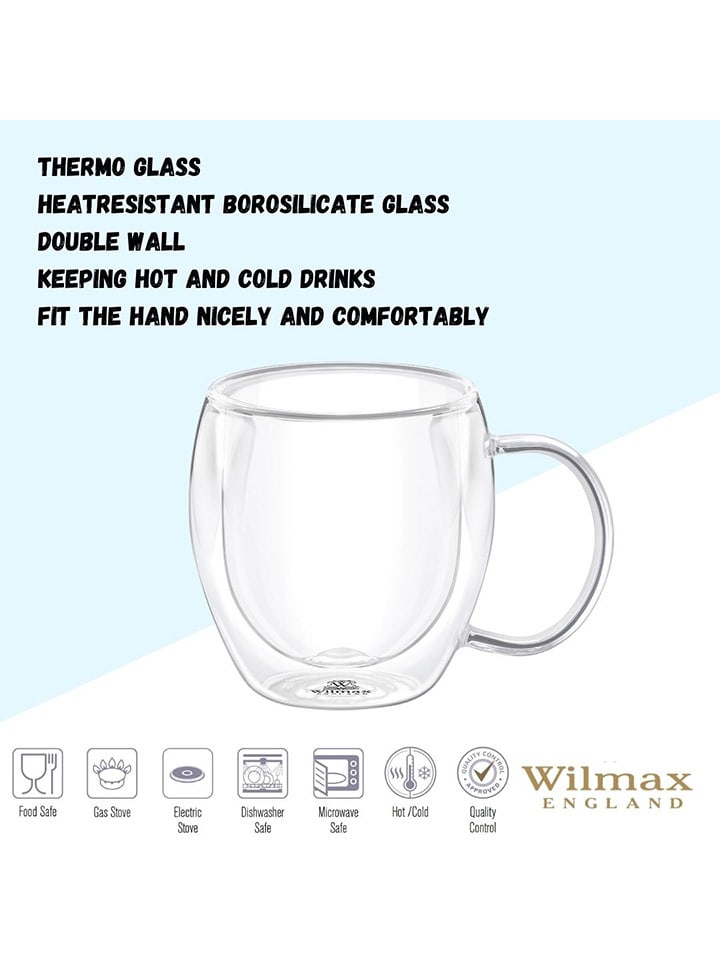 Wilmax Glas in Transparent - 250 ml günstig kaufen onesize