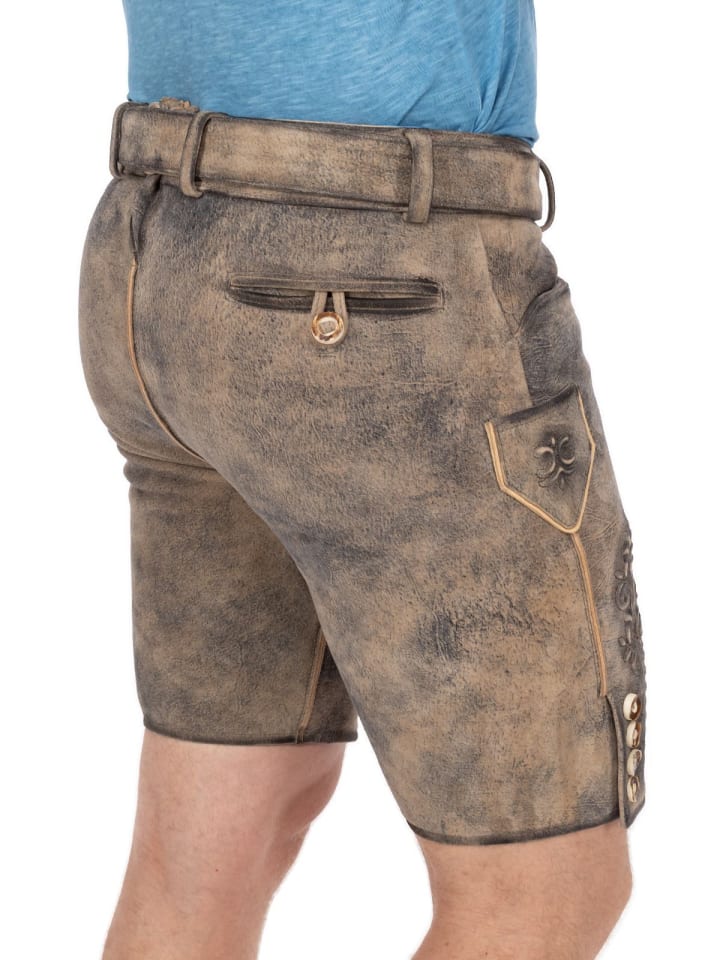 MADDOX Lederhose WERNHART in beige günstig kaufen