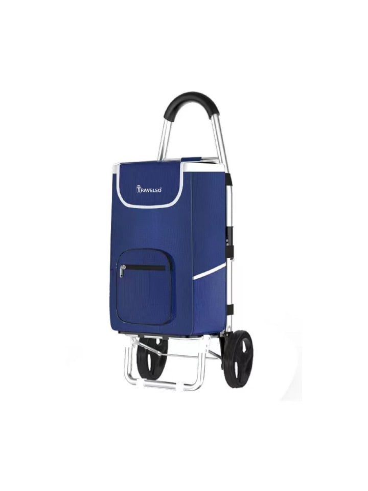 Cheffinger 56 L Einkauf Trolley Einkaufswagen Shopping in Blau günstig kaufen onesize