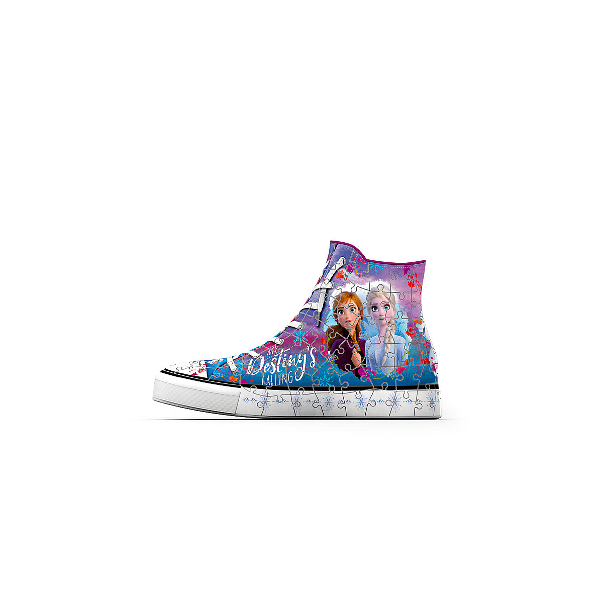 3D-Puzzle Sneaker Utensilo, H12 cm, 108 Teile, Die Eiskönigin