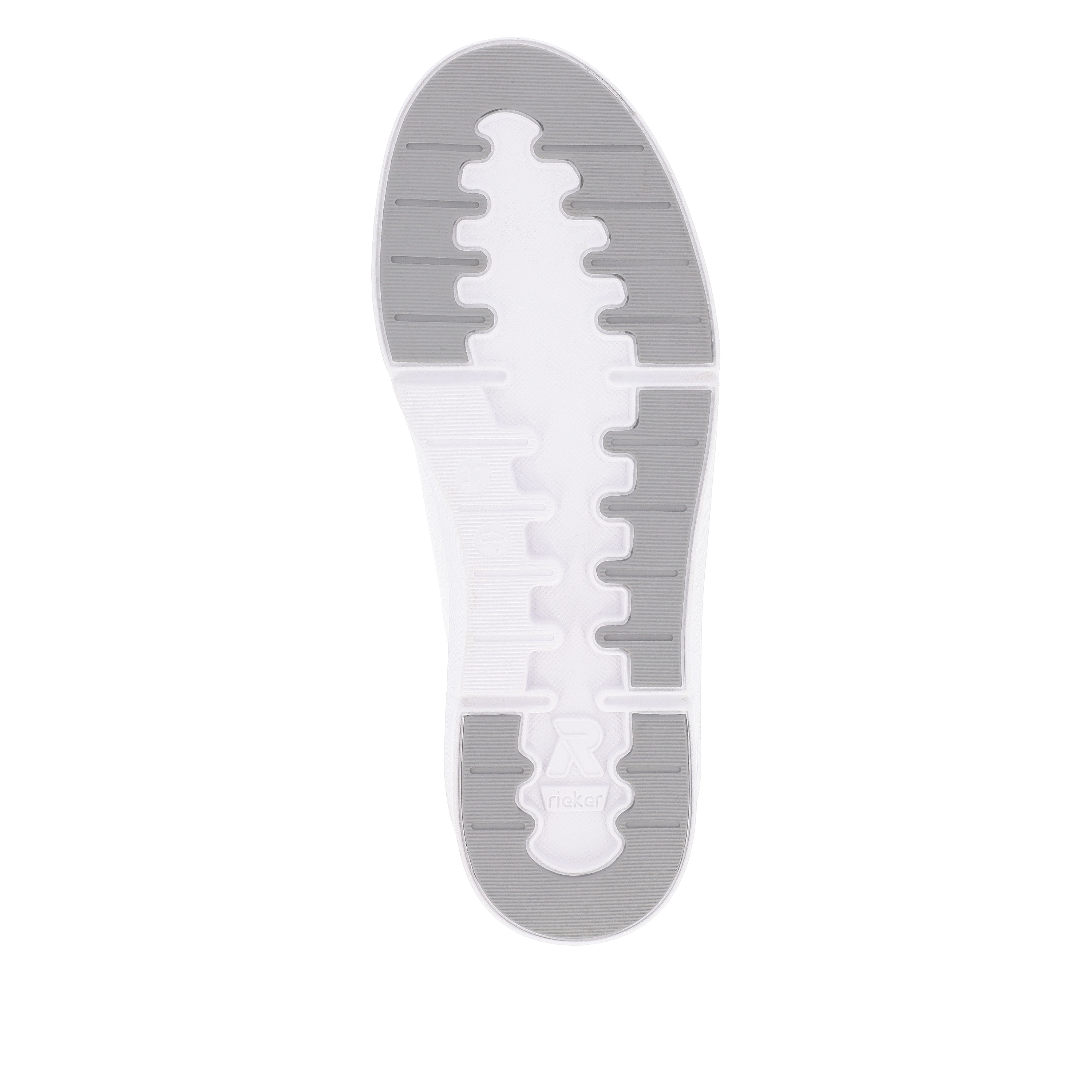 Rieker Damen Sneaker Low quartz-white light-grey
