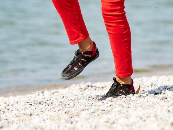 Sole Runner |a ~ FX Trainer Sandale ~ Schwarz/Rot