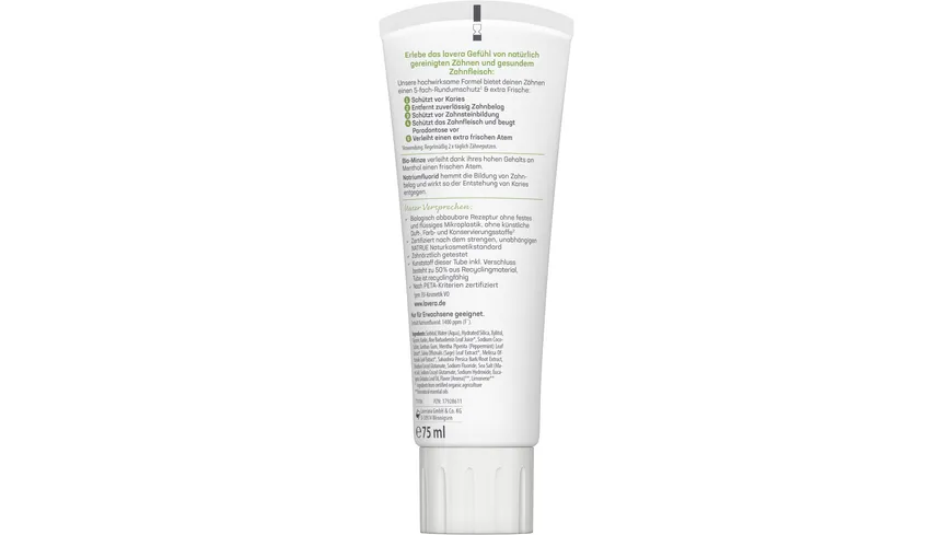 lavera Zahncreme Complete Care 75 ml