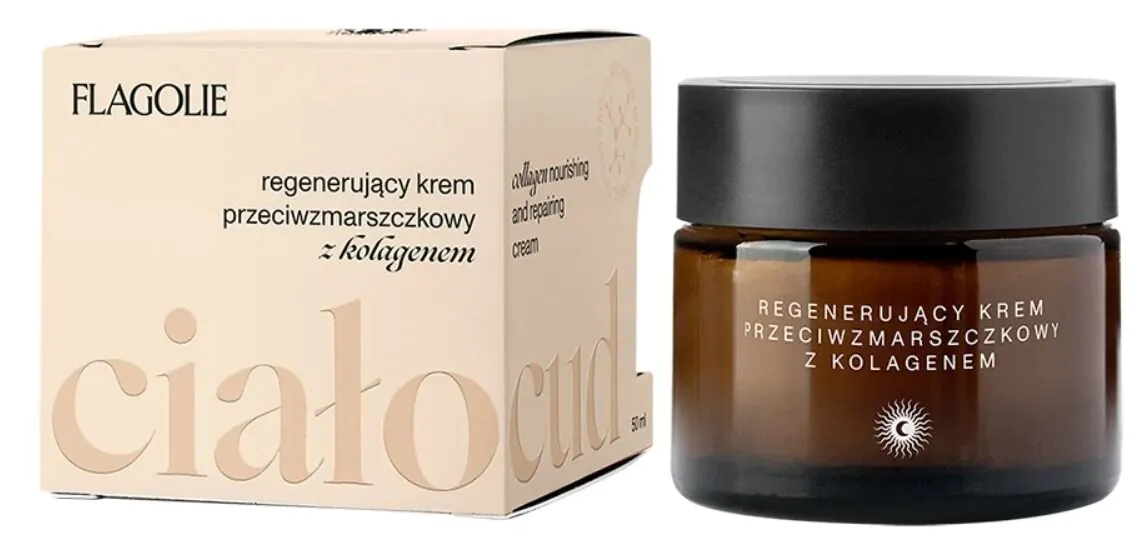 Flagolie - Regeneruojantis kremas nuo raukšlių su kolagenu, 50 ml