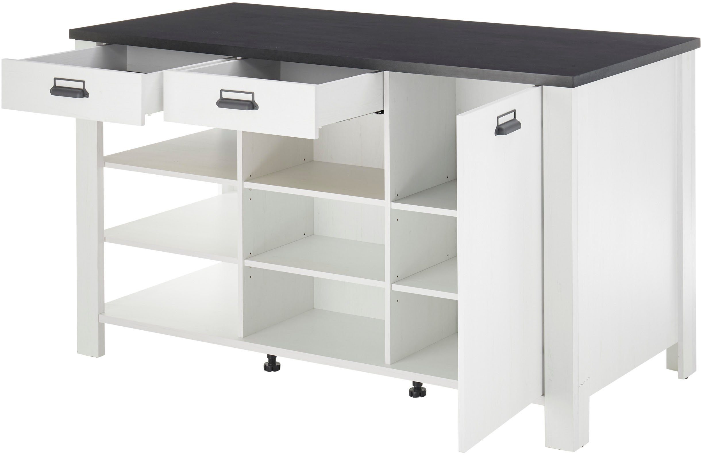 Home affaire Küche Sherwood, Breite 400 cm, ohne E-Geräte
