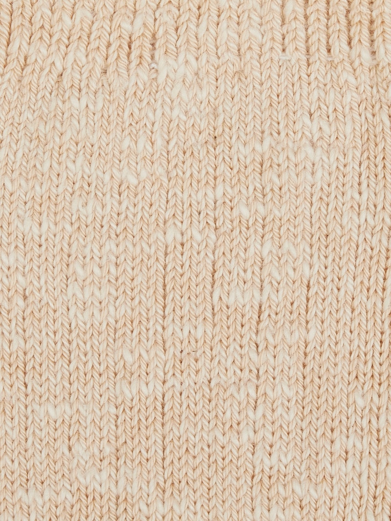 Socken in Melange-Optik in apricot