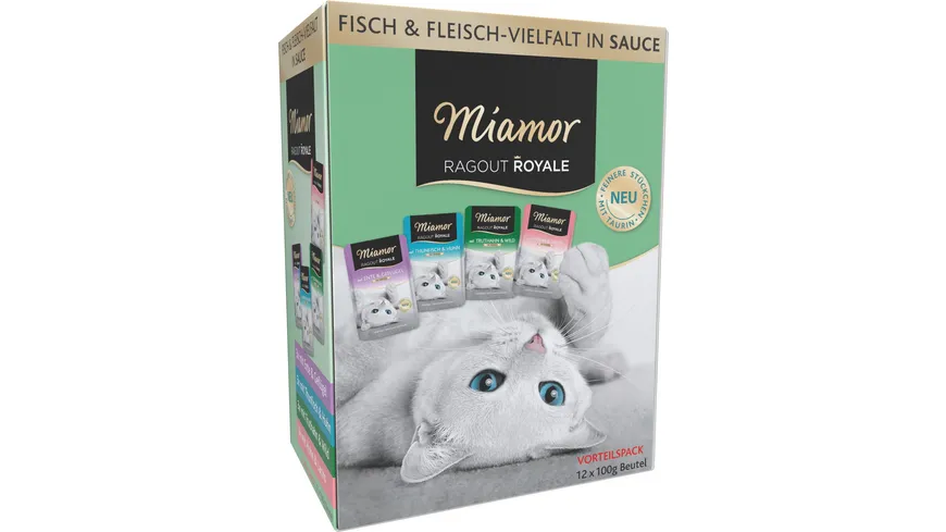 Miamor Katzennassfutter Ragout Royale in Sauce Multibox 100 g