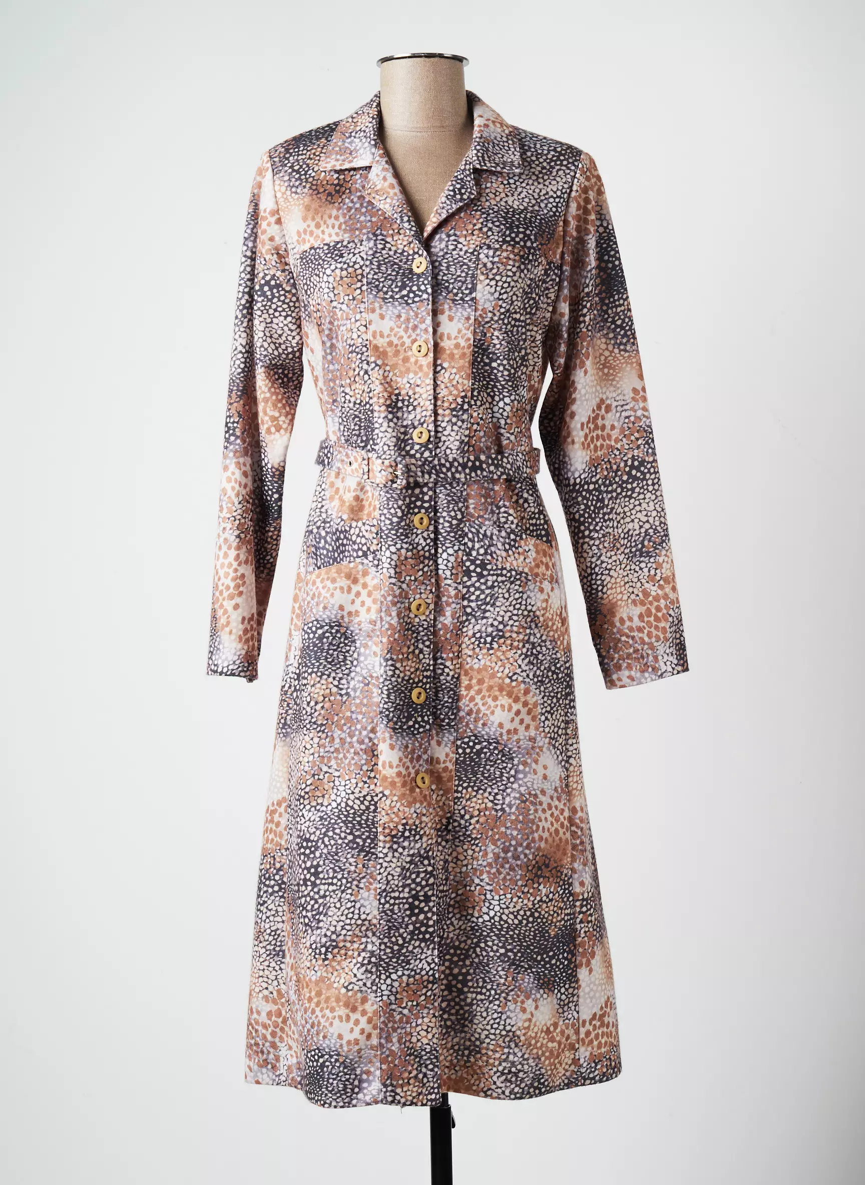 Kelly Robes Mi Longues Femme couleur beige