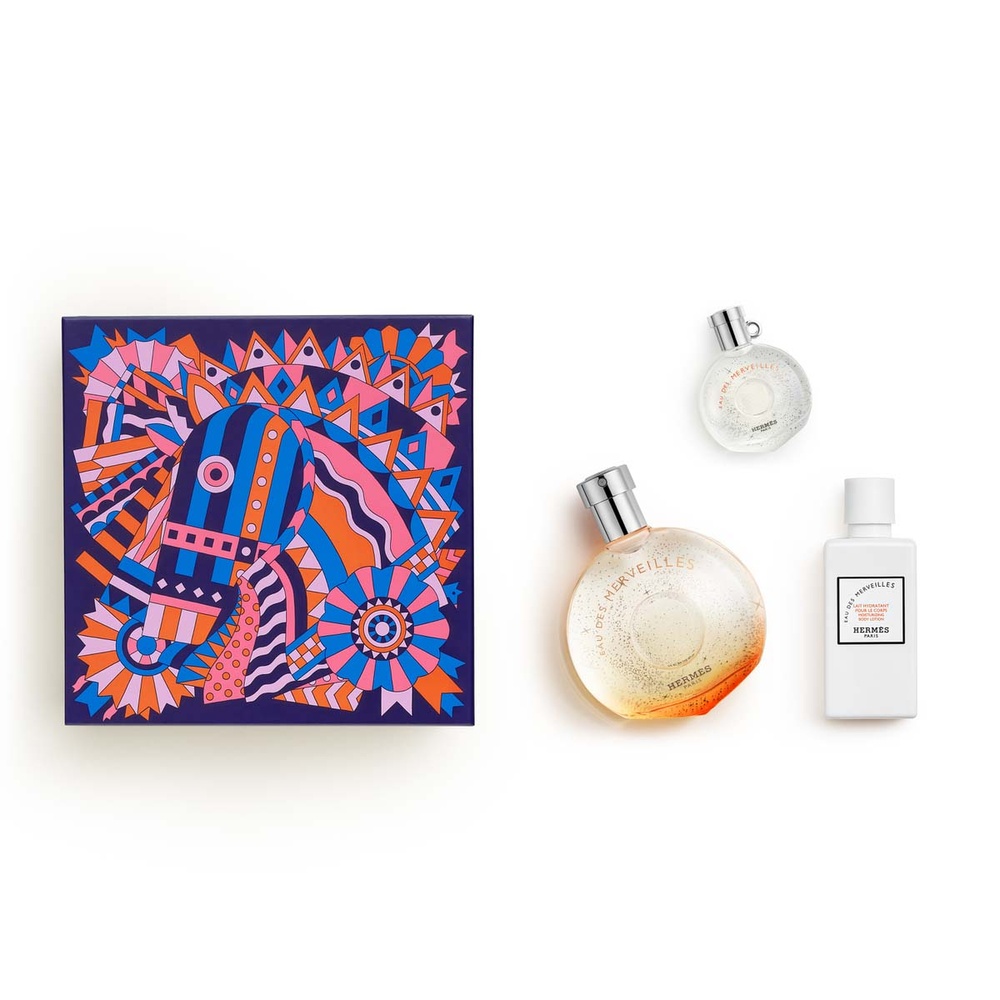 HERMÈS Eau des Merveilles Eau de Toilette 50ml+7,5ml +Lait corps 40ml FRAGANCES