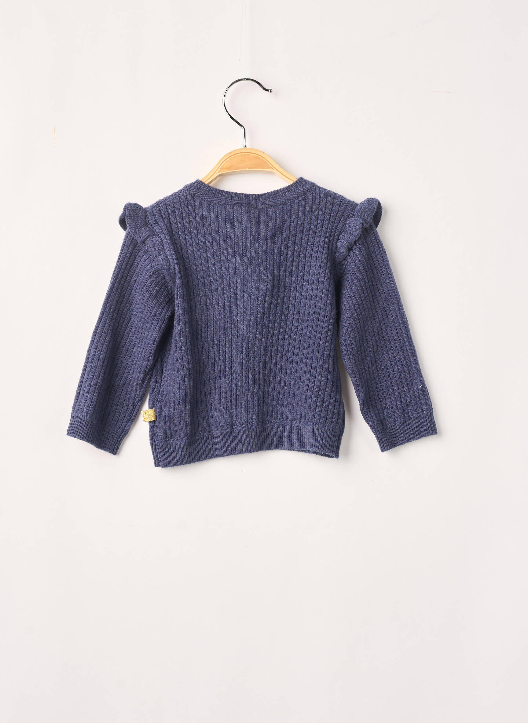 3 Pommes Fine Maille Fille couleur bleu