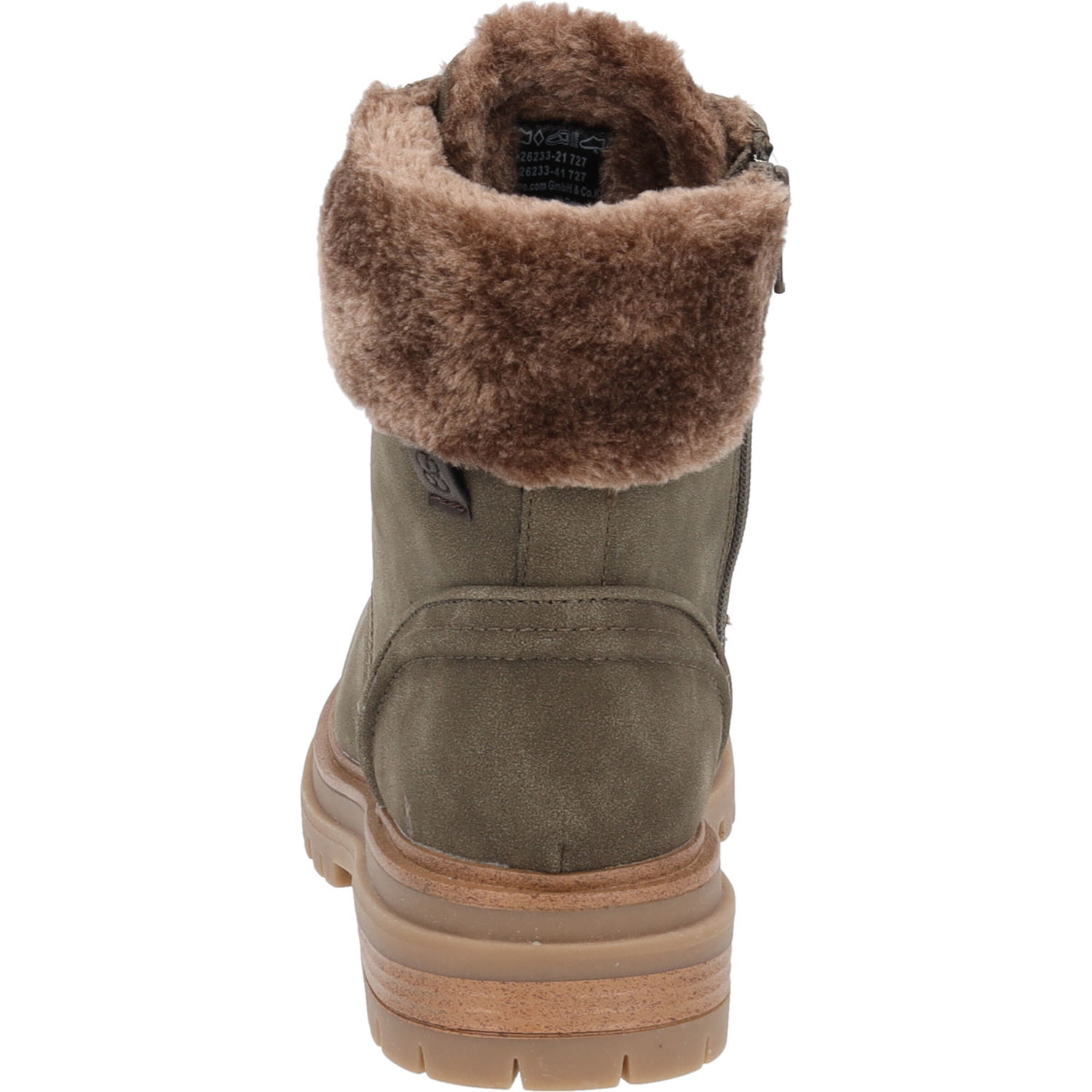 s. Oliver 26233, Schnürstiefel, Damen, Olive