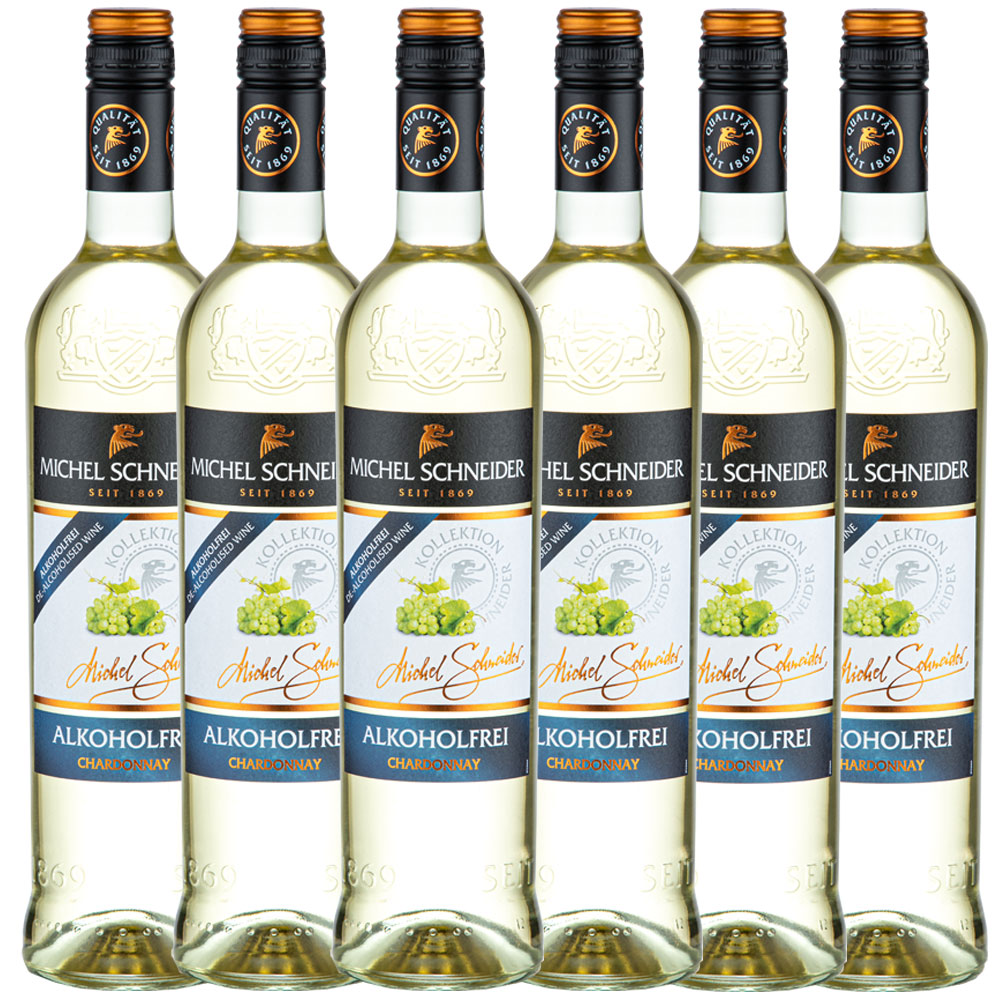 Michel Schneider Wein alkoholfrei - Chardonnay - 6er Karton