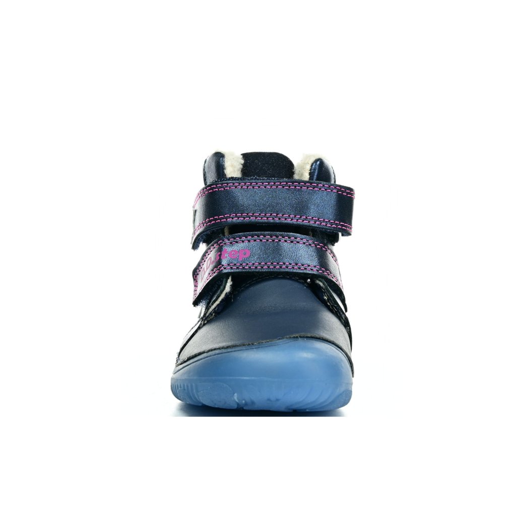 D.D.Step W073-42766 Royal Blue Winterbarfußschuhe