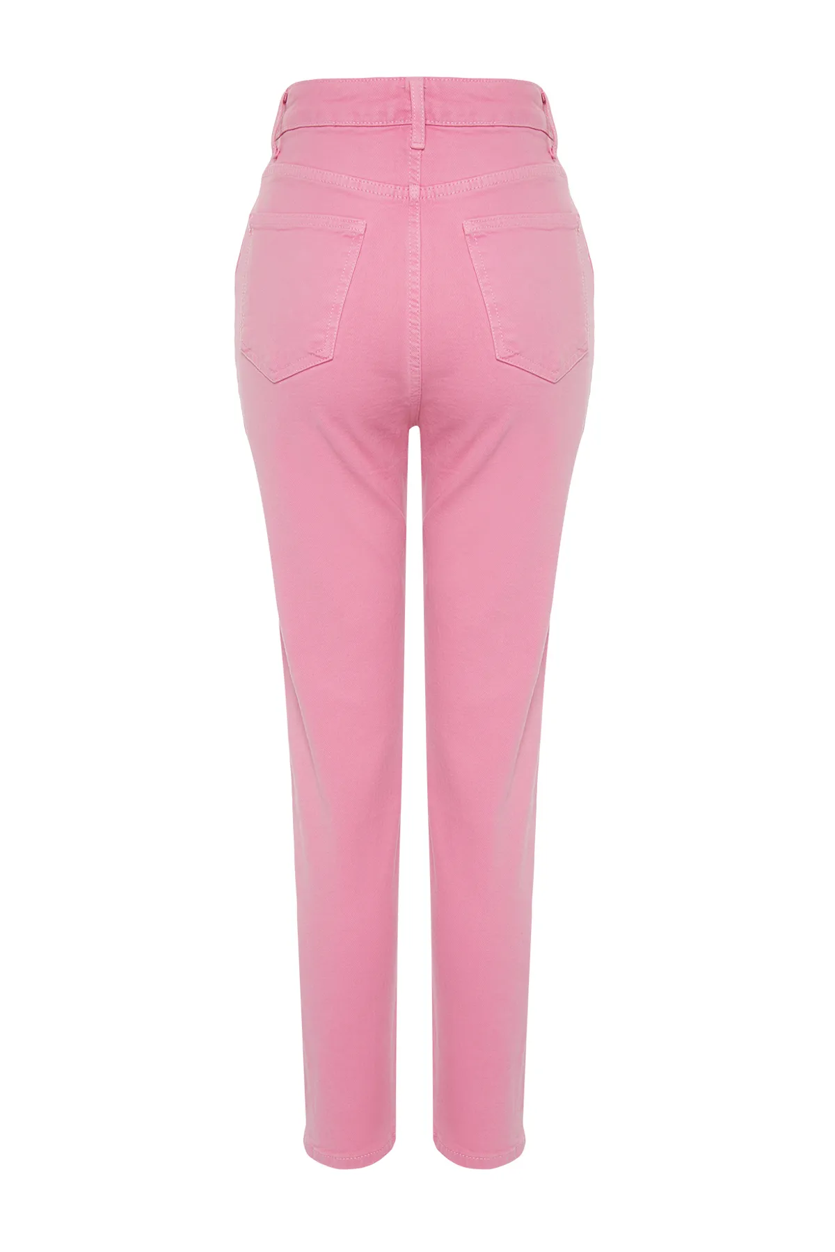 Trendyol Collection  Rosa Mom-Jeans mit hoher Taille TWOSS24JE00229