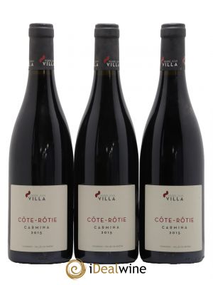 Côte-Rôtie Carmina Pierre-Jean Villa  2015 - Lot de 3 Bouteilles
