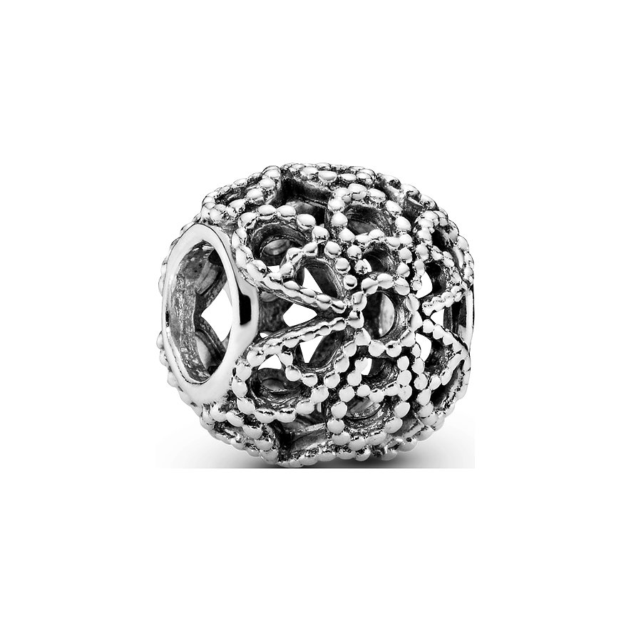 Pandora Charm Moments Offen gearbeitetes Metallperlen-Blüten