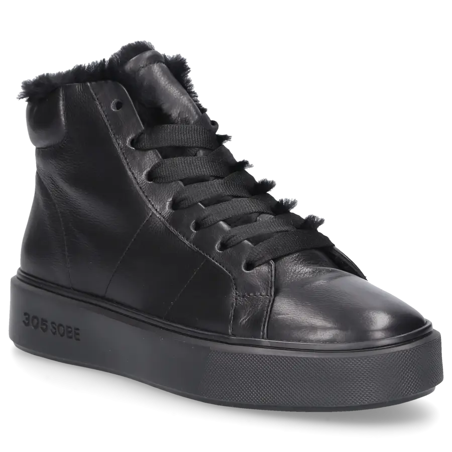 305 SOBE - Sneaker high AMARETTO Nappaleder - schwarz
