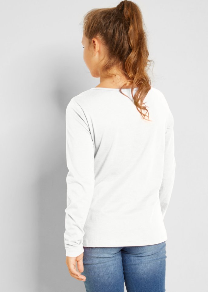 Mädchen Langarmshirt Bio-Baumwolle
