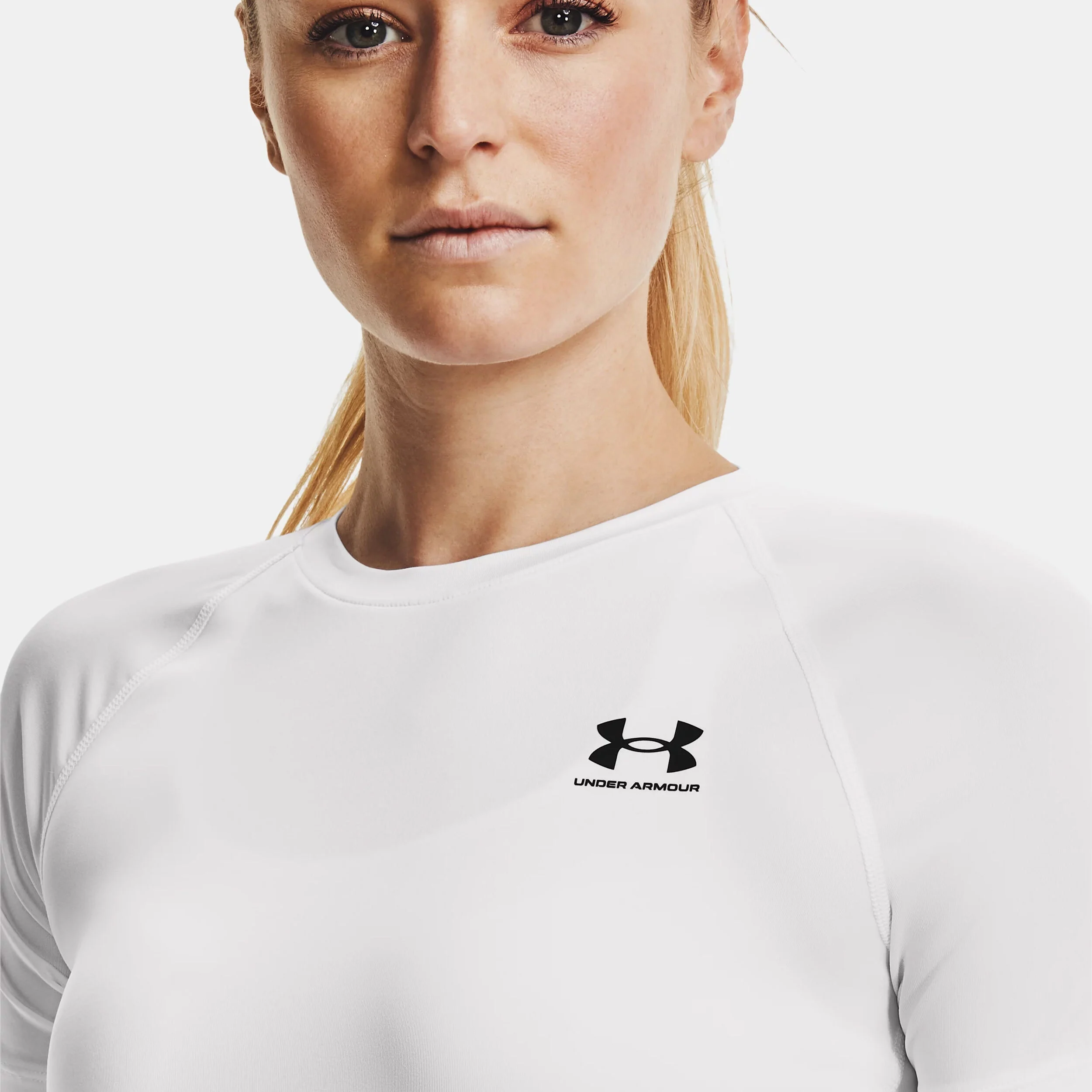 Heatgear Authentics Comp T-Shirt Damen - Weiß