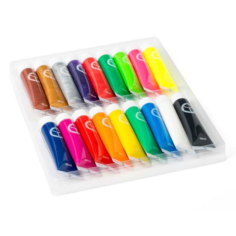 18 tubes de gouache à effets Oxybul