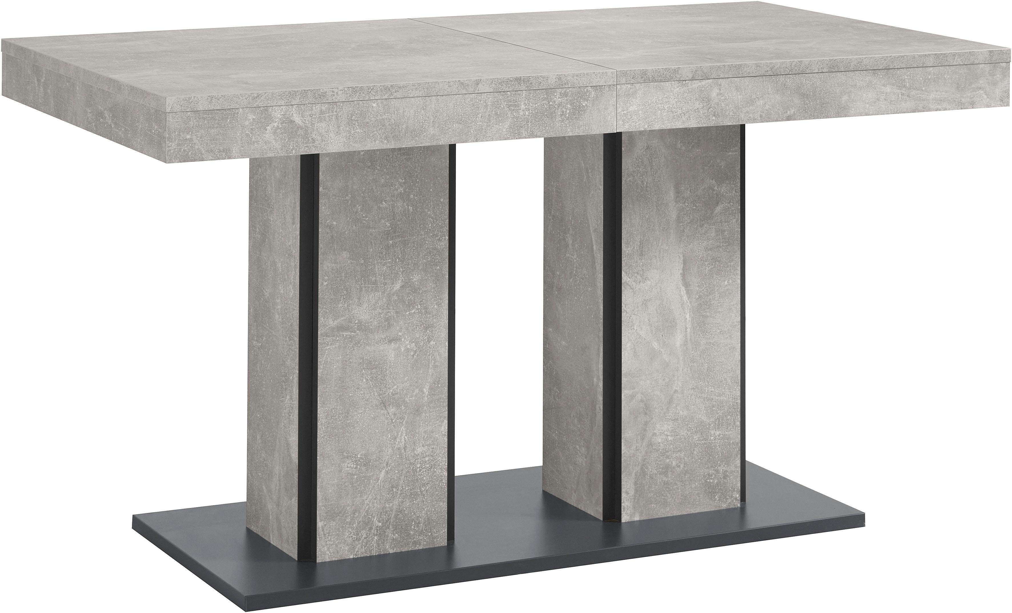 HELA Essgruppe ROSE, (Set, 5-tlg), bestehend aus einem Tisch 140-180 cm und 4 Stühlen