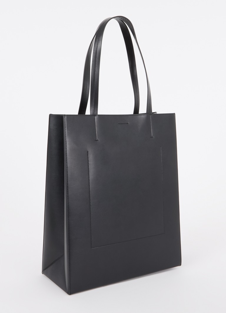 Calvin Klein Line leather shopper with logo
