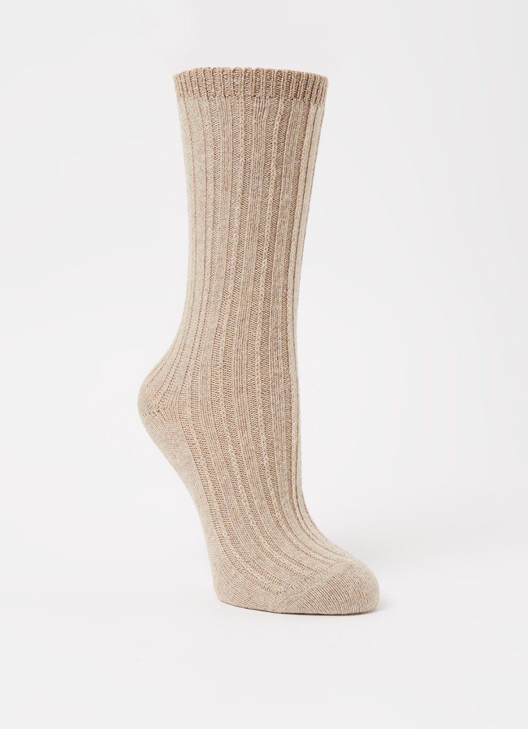 Oroblu Jasmine socks in wool blend with lurex