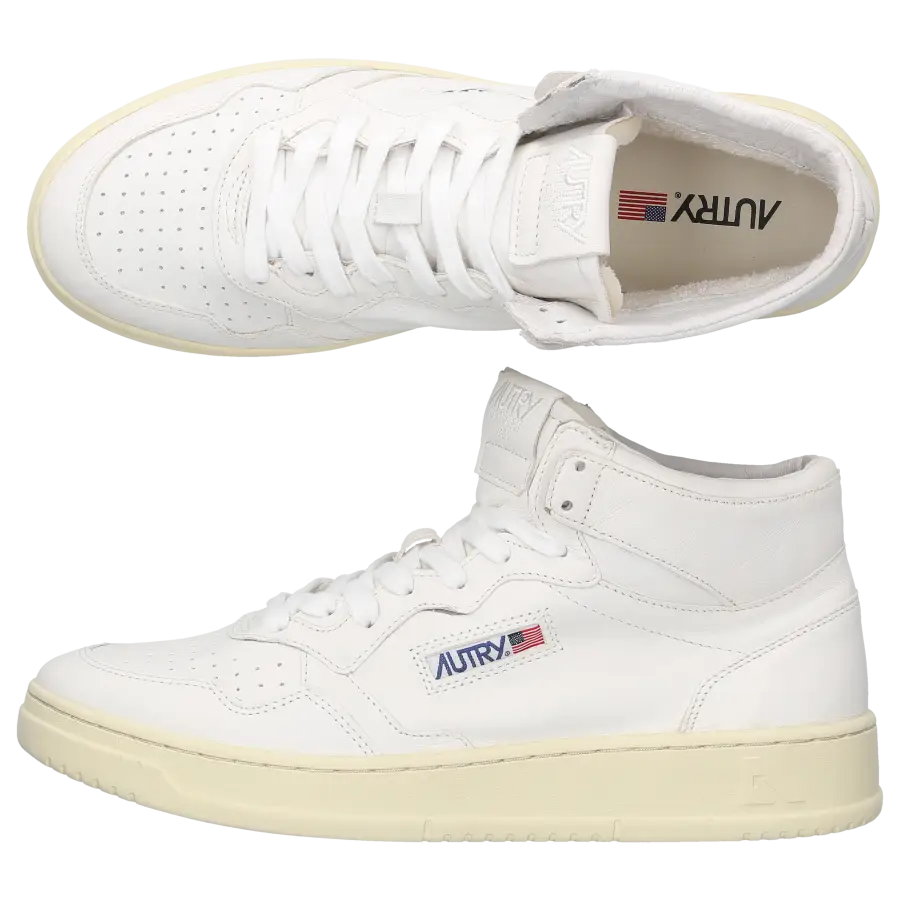 Autry - Sneaker high MEDALIST Kalbsleder - weiß