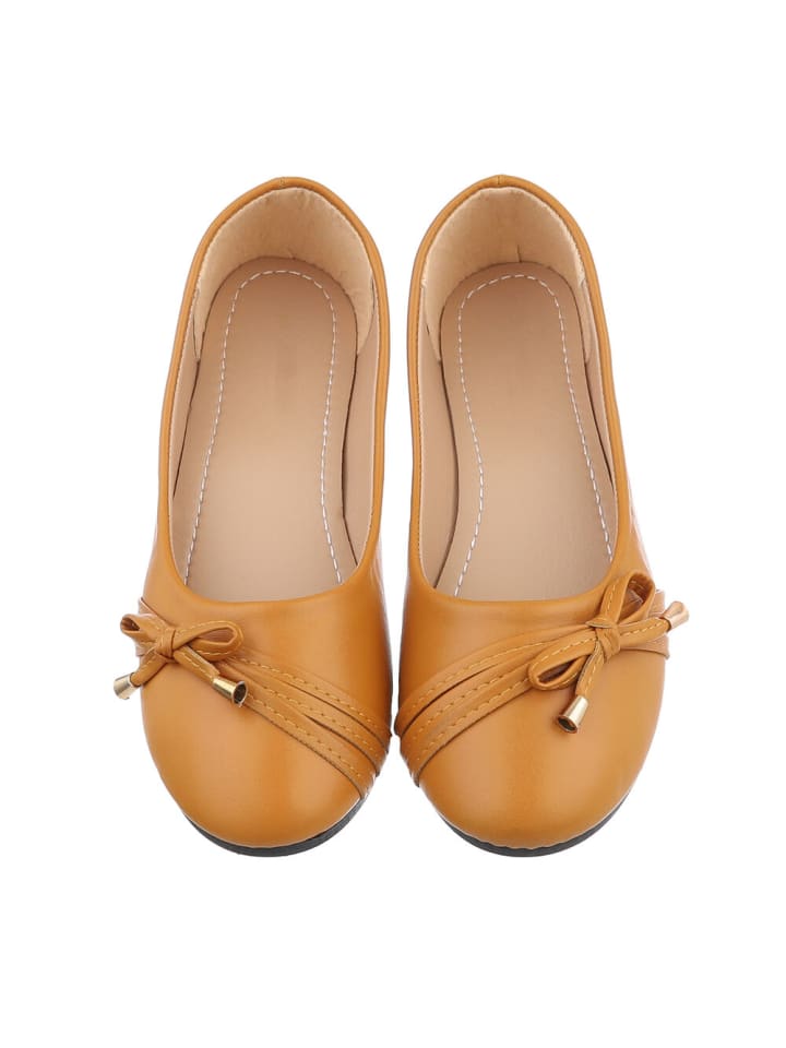 Ital-Design Ballerina in Camel günstig kaufen