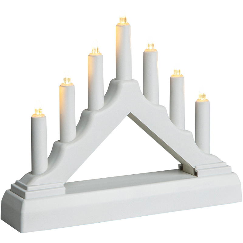 Light IT Adventsstake 7-armet, skinne