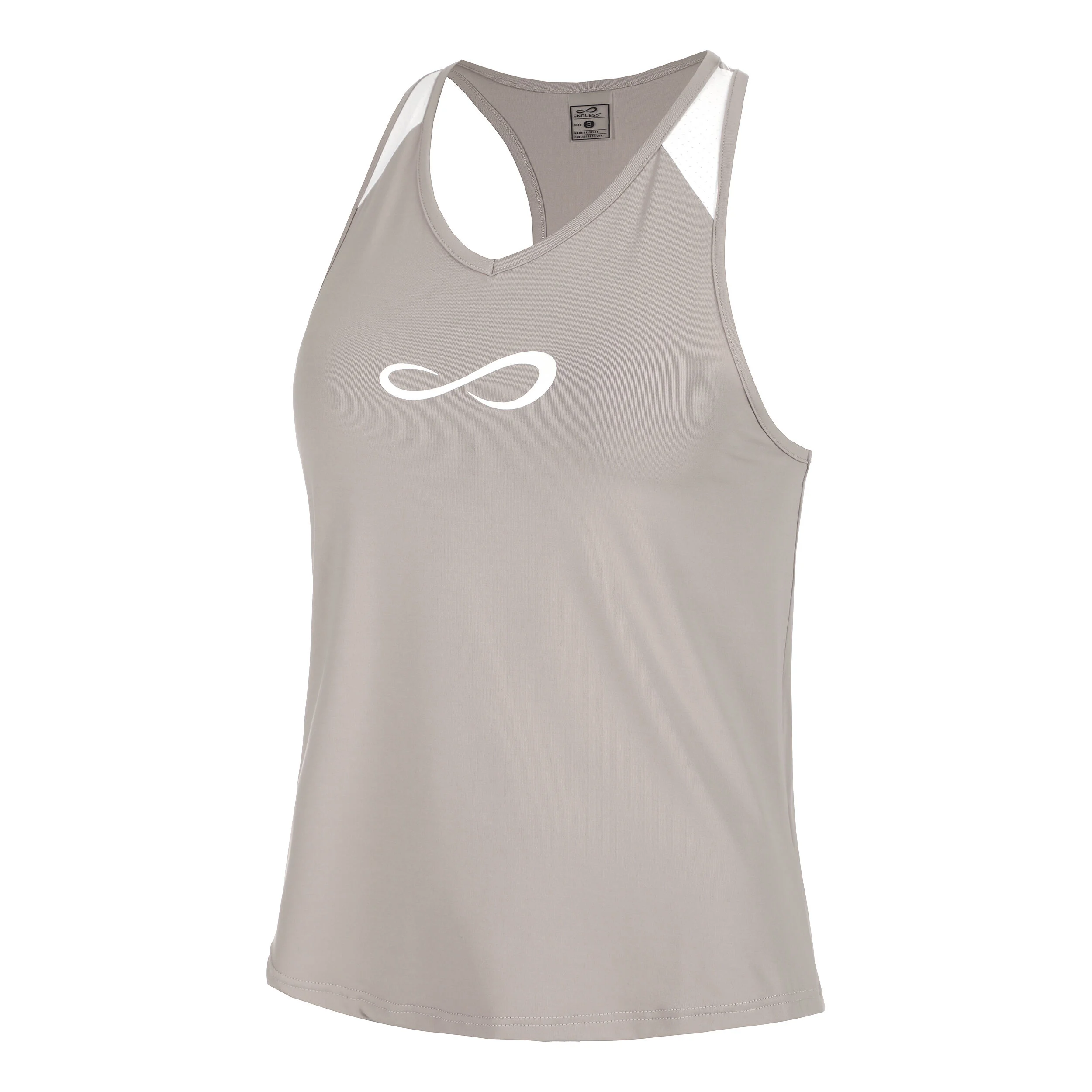 Speed V Tank-Top Damen - Creme
