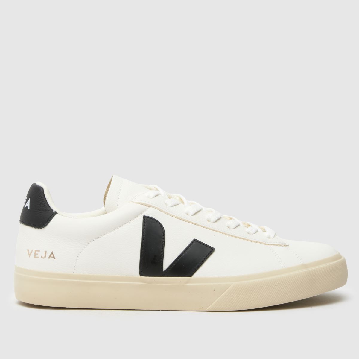 VEJA campo trainers i vitt & svart